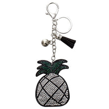 Load image into Gallery viewer, 2019 New fashion Key Chain Accessories Tassel Key Ring PU Leather pineapple fruit Pendant Car Keychain Holder Jewelry Bag Charms