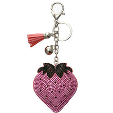 Load image into Gallery viewer, 2019 New fashion Key Chain Accessories Tassel Key Ring PU Leather pineapple fruit Pendant Car Keychain Holder Jewelry Bag Charms