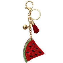 Load image into Gallery viewer, 2019 New fashion Key Chain Accessories Tassel Key Ring PU Leather pineapple fruit Pendant Car Keychain Holder Jewelry Bag Charms